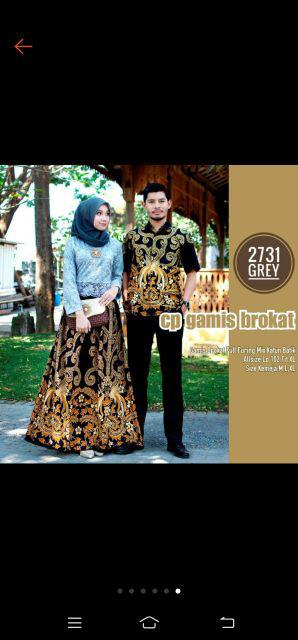 Maura Couple - Sania Ruffle Batik Couple Ori Ndoro Jowi Dnt Garansi.