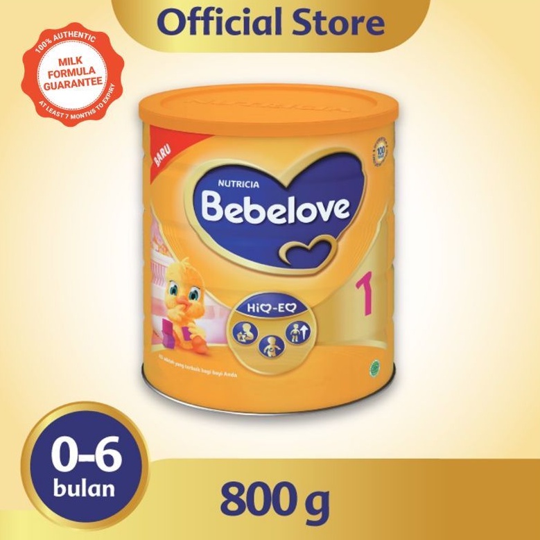 Bebelove 1 Formula Bayi Bubuk 800 gr - susu anak 0-6bulan - susu formula - susu bubuk -susu bebelove