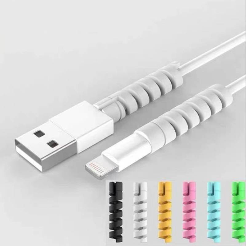 Klip Pelindung Kabel Charger / Usb / Earphone / Mouse Warna Acak