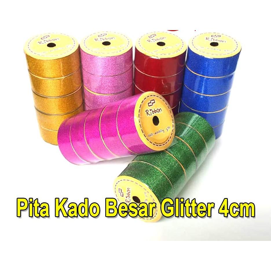 

Pita Kado Glitter 4cm 38mm Kertas Plastik Jepang Warna Warni Biru Tua Muda Merah Emas Ungu Fuchia Hijau Pink Silver Putih Abu Parcel Parsel Kerajinan Tangan Hiasan Hias Bucket Bouquete Bunga Dekorasi Party Pesta Roll Rol Murah Bagus Surga Art Motor Malang