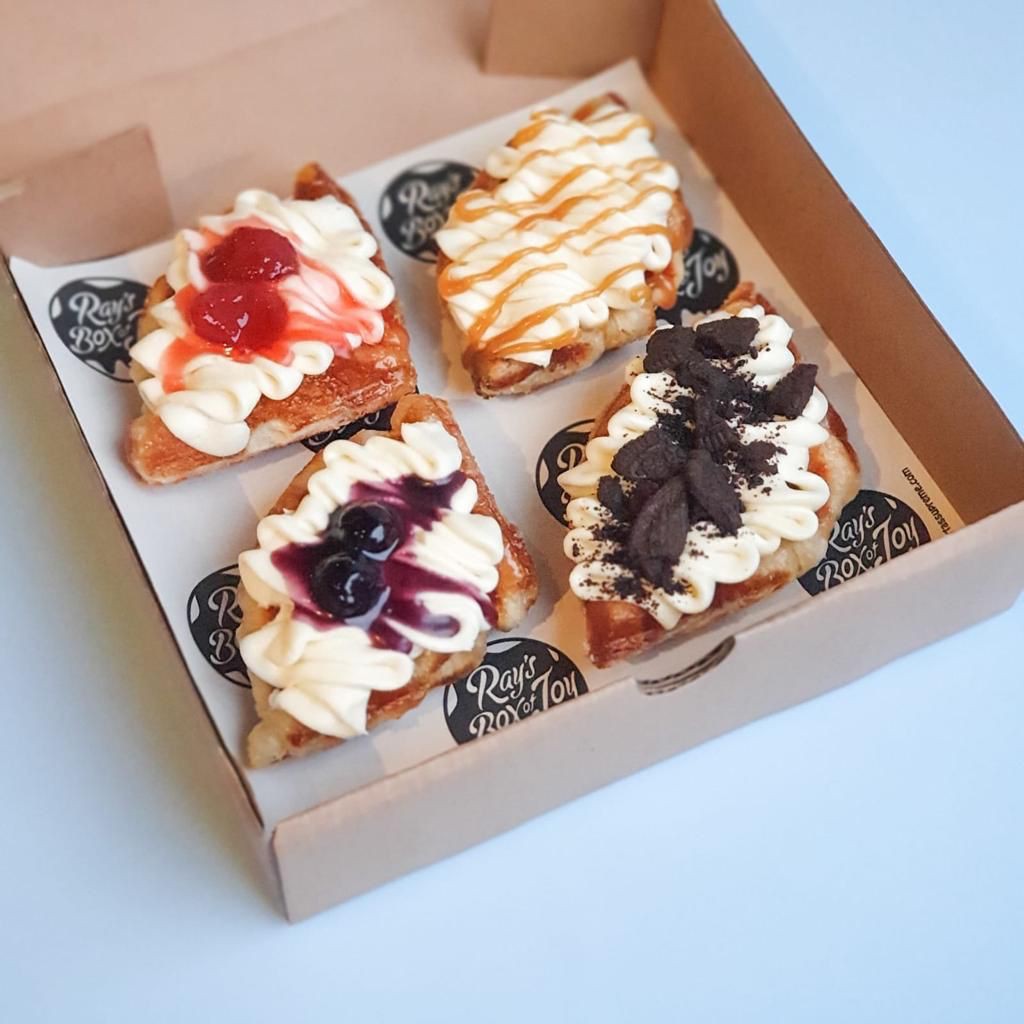 

RBoJ Croffle Box of 4 Pcs Cheese Cake Series
