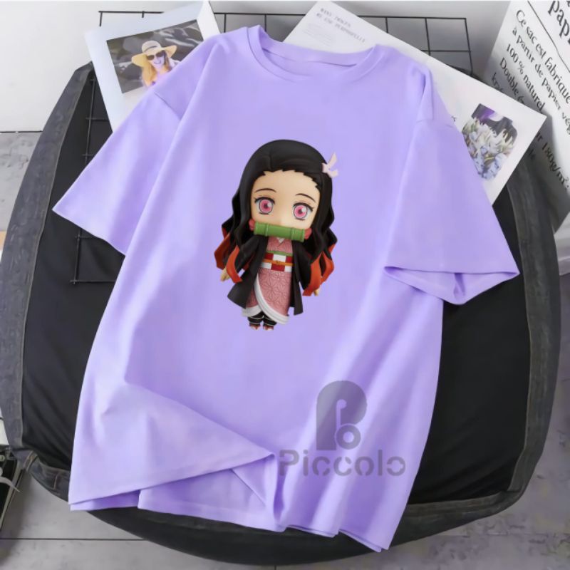 baju kaos anak anak Kitana Kimetsu No Yaiba / Baju Kaos Demon Slayer Nezuko Zenitsu t shirt