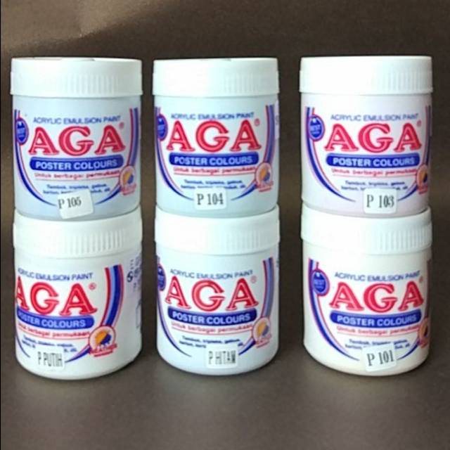 

Cat Akrilik AGA Warna kemasan 100 g