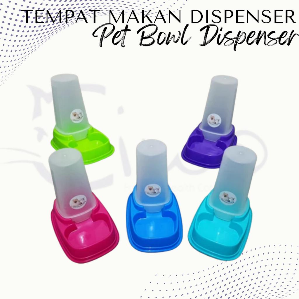 PET BOWL DISPENSER - TEMPAT MAKAN DISPENSER ANJING KUCING 1.5ML