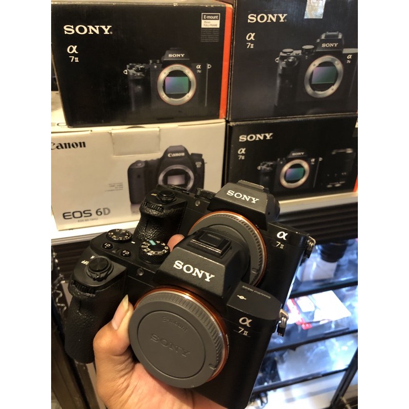 sony a7 mark ii  fulframe body only fulset box normal 100%