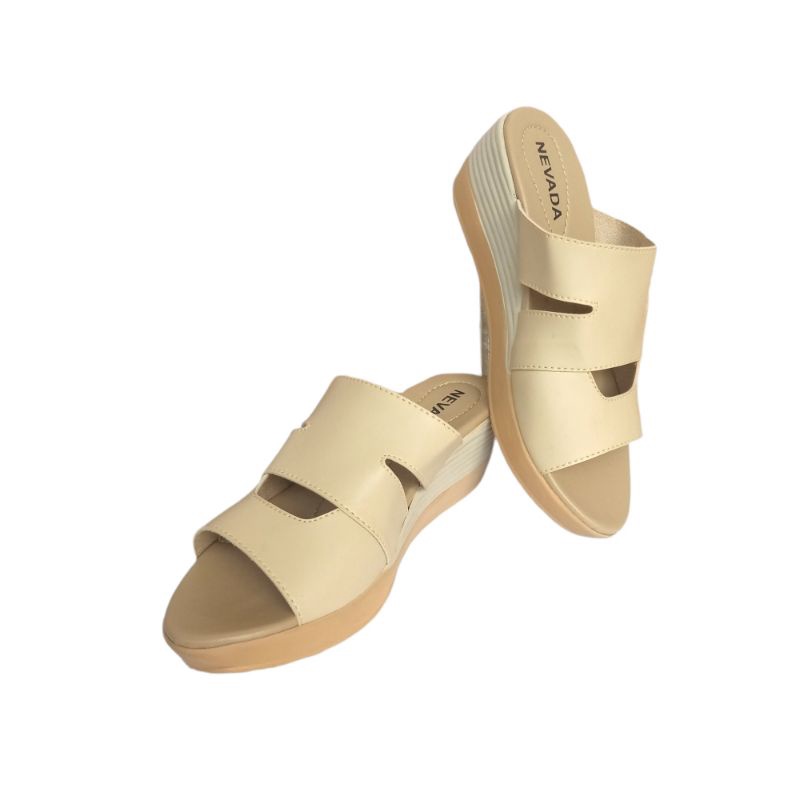 Sendal Sandal Wedges Nevada Pesta Kondangan Ibu