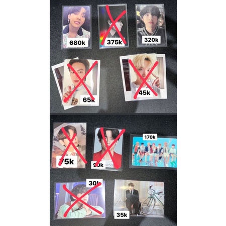 PHOTOCARD BTS OFFICIAL TAEHYUNG