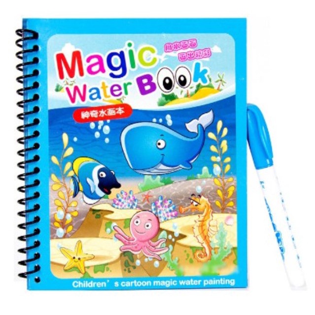 

Buku Gambar Magic buku mewarnai water doodle book colour