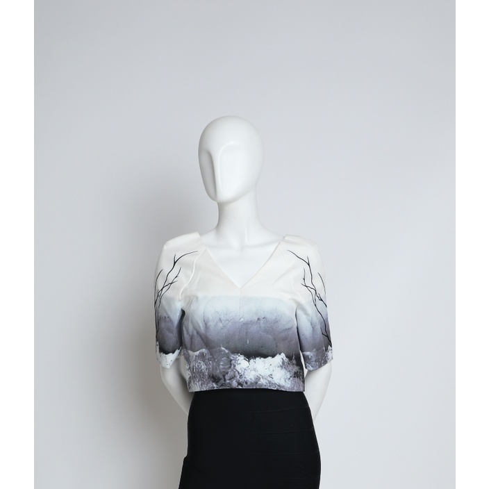 Tex Saverio & Love Bonito Multipattern Top