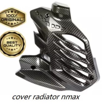 COVER CARBON NMAX 2020 [ GMA NEMO ]  PART. TUTUP RADIATOR / TUTUP KIPAS NMAX NEW