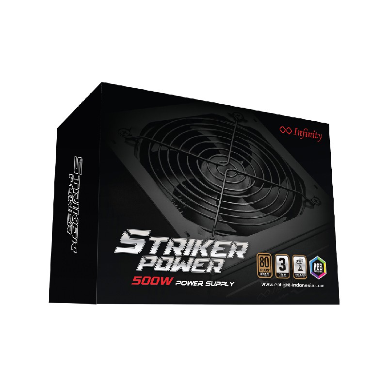 Infinity Psu Striker Power 500W RGB 80+ Bronze