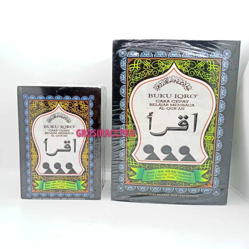 Buku Iqro Iqra' Besar / Kecil/ murah meriah