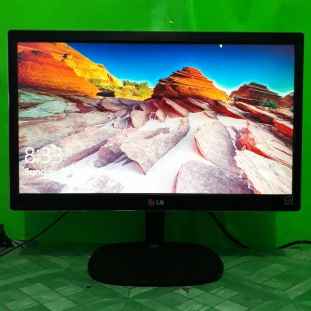 LED Monitor Komputer LG 20inch wide 20M35ASA