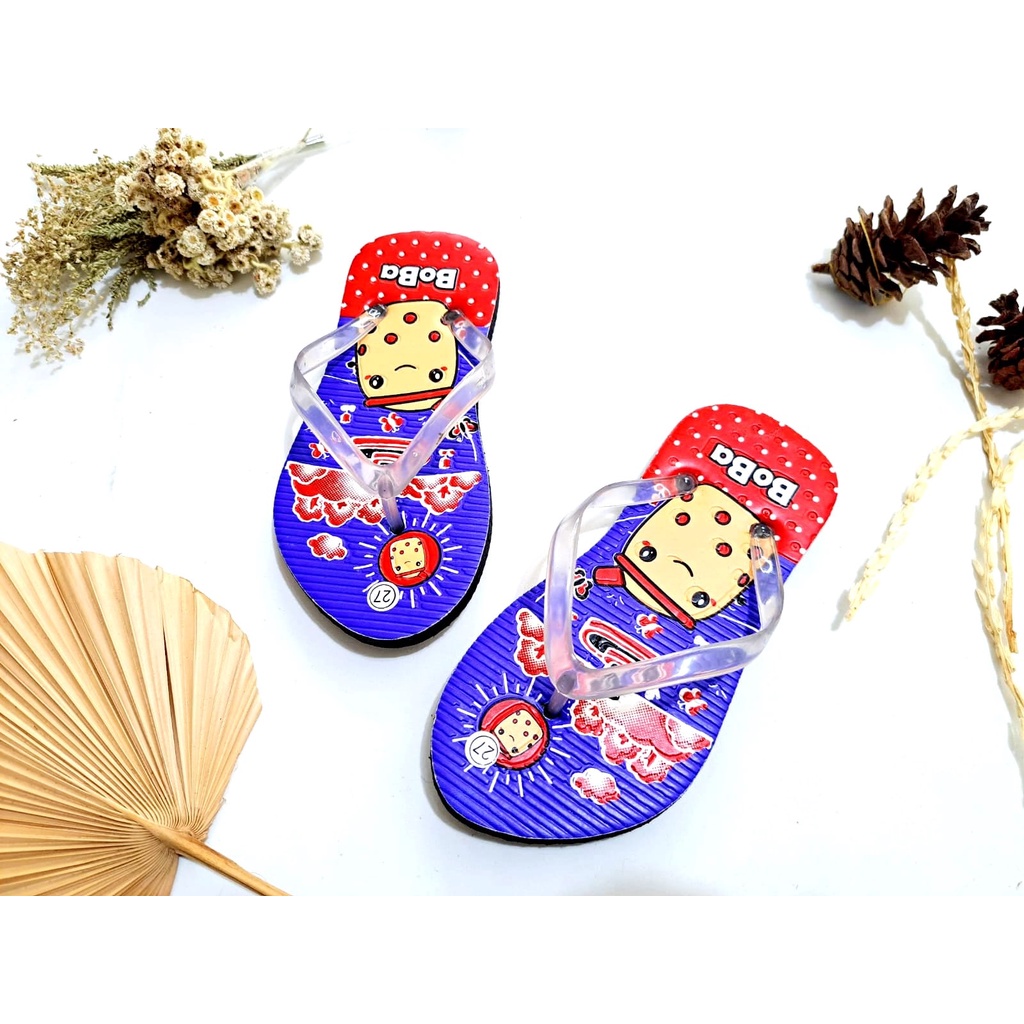 Sandal Anak Perempuan Motif Terbaru Sandal Jepit BOBA