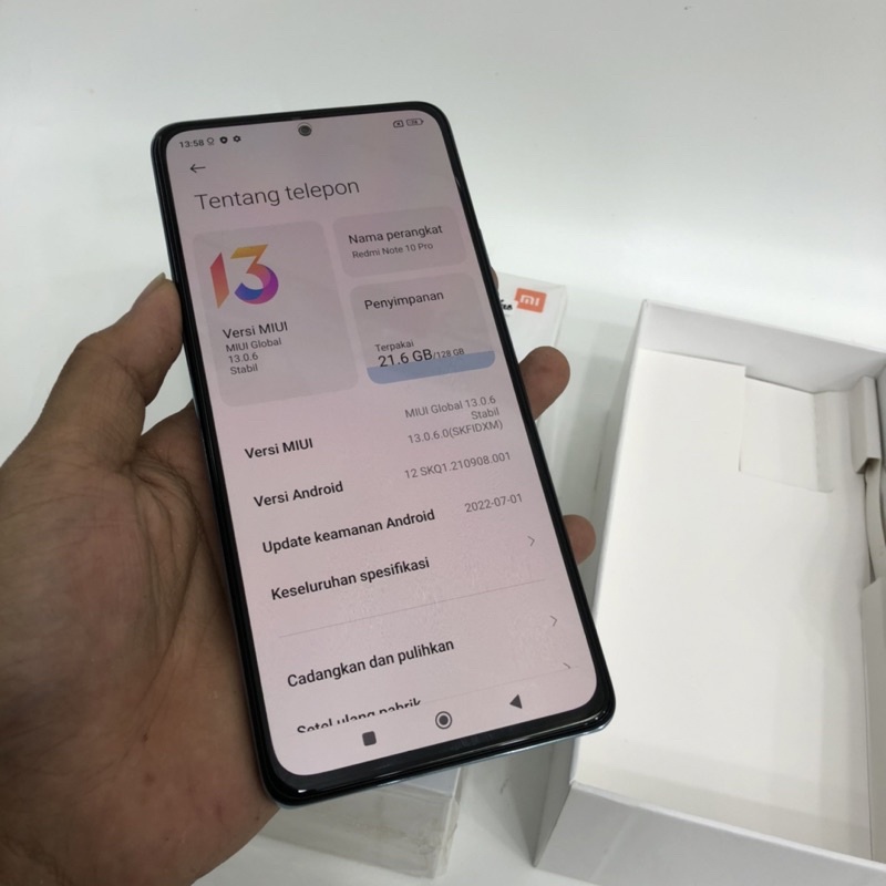 Xiaomi Note 10 Pro 8/128 Resmi