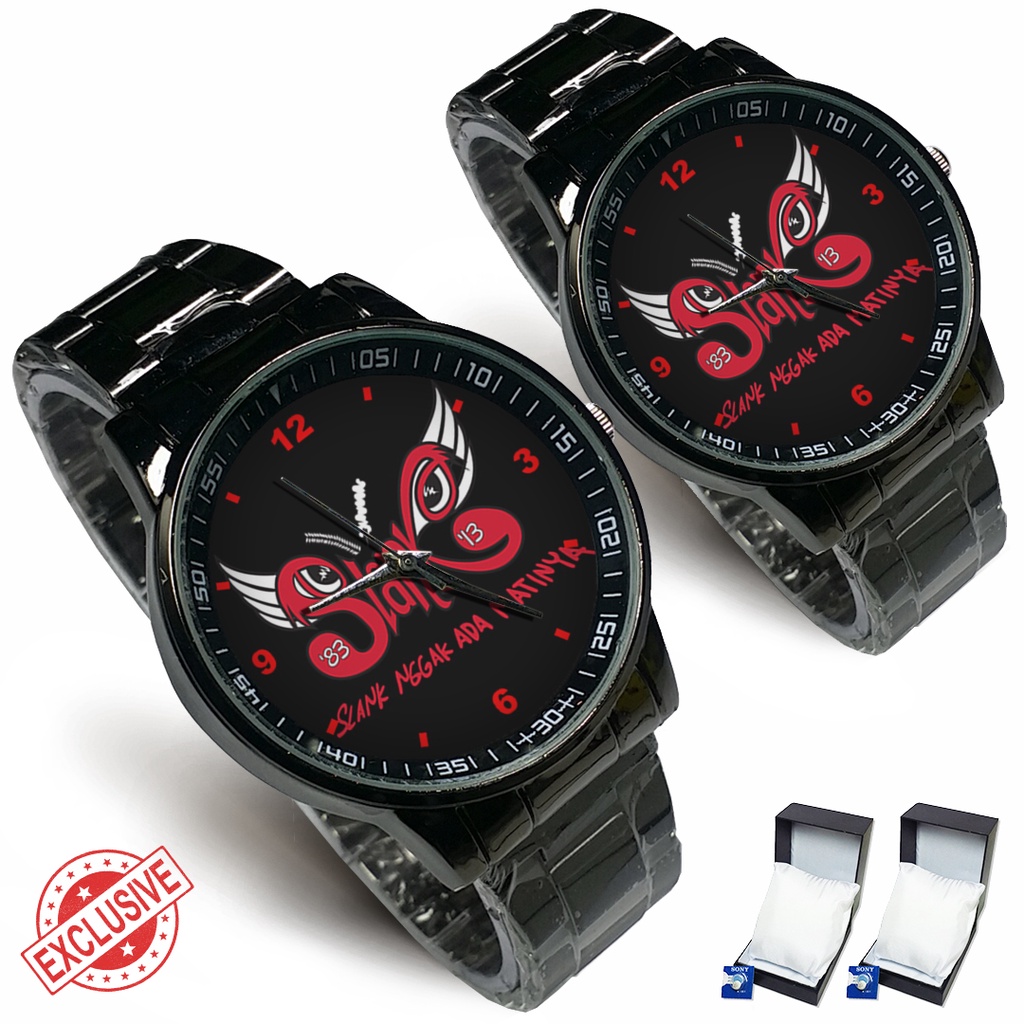 Jam Tangan Rantai Couple SLANK Motif 14