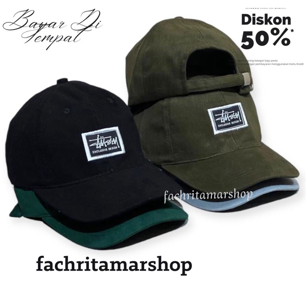 Diskon Harga Topi Baseball Topi Pria Topi Distro Topi Stusy Terlaris Bisa COD