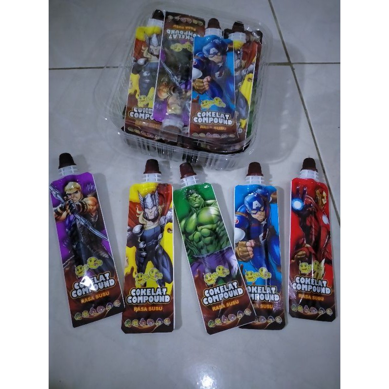 

COKLAT COMPOUND KEMASAN TUB EDISI HERO