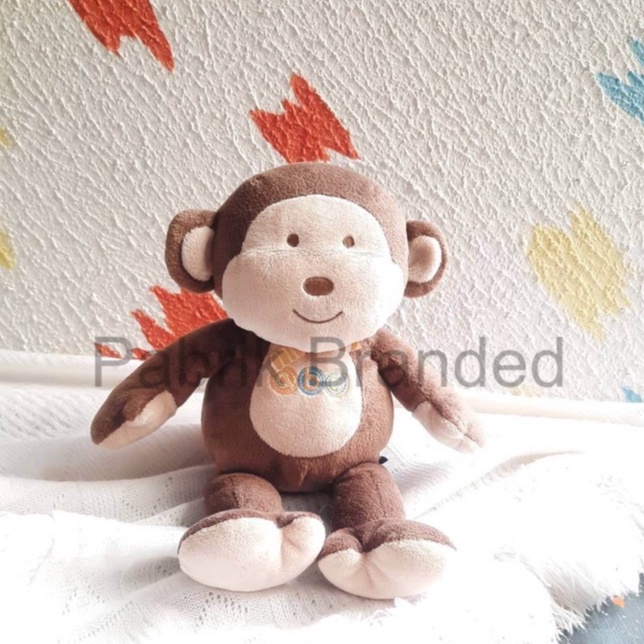 pabrik branded Babiesrus Monkey soft Toy monyet orang utan toy elephant gajah bunny grey pink cow ke