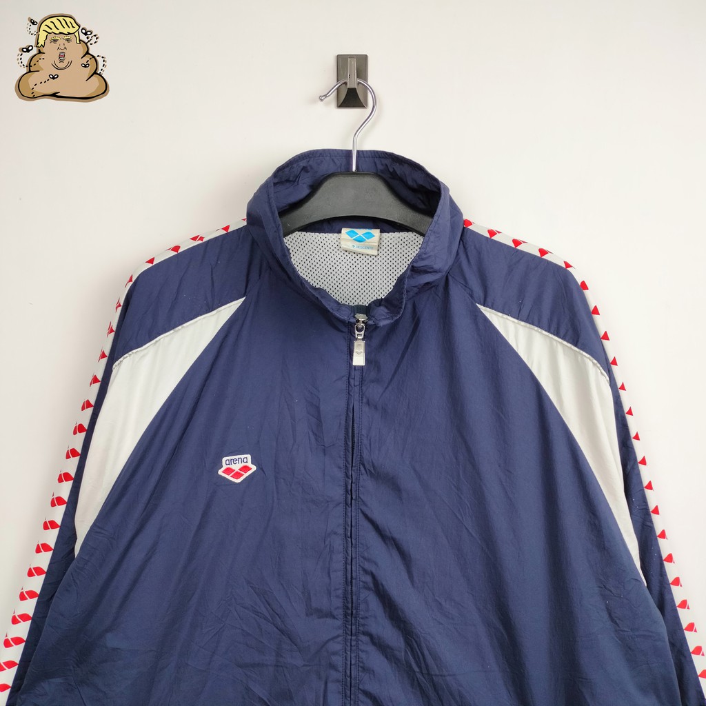 Jaket Sport Running Cycling Original Brand Arena by Descente Second