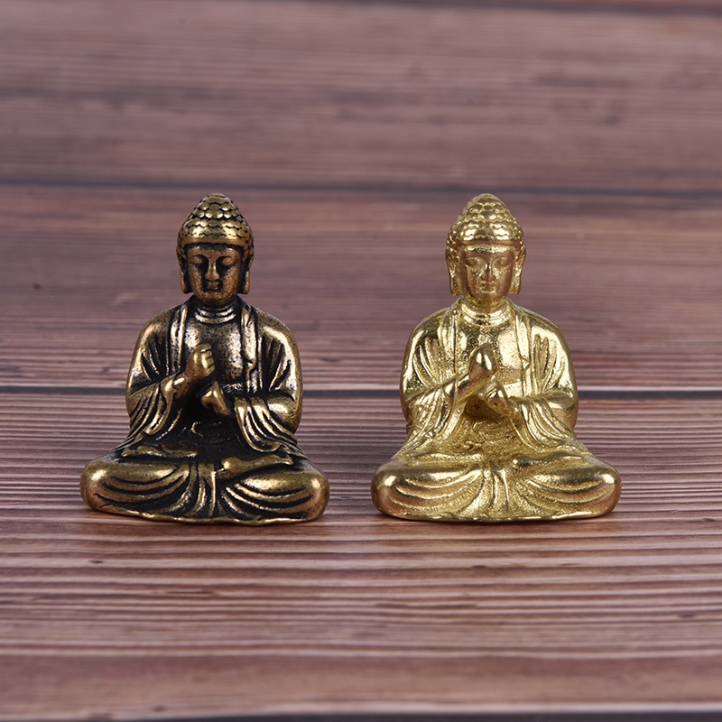 Ornamen Patung Buddha Mini 2 Warna