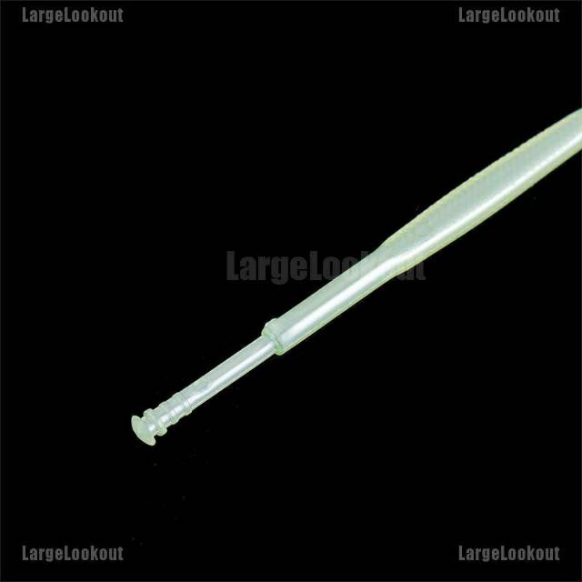 LZ.C42 Earpick stainless atau plastik 2in1. Korek kuping. Alat pembersih kotoran telinga