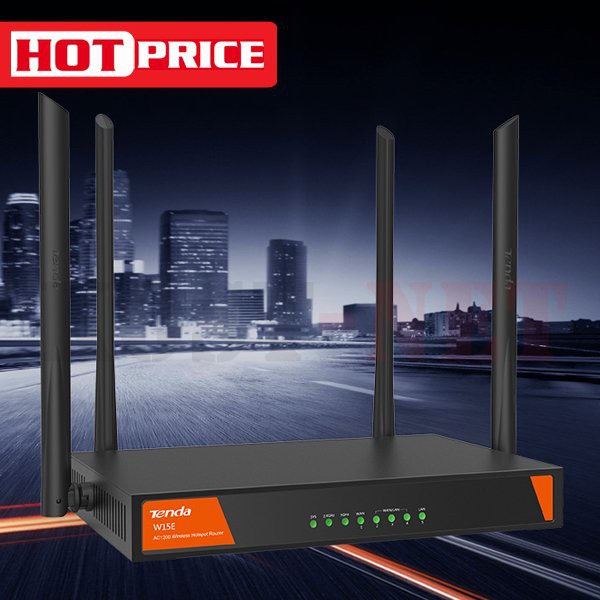 TENDA W15E AC1200 Gigabit Wifi Router Repeater Load Balance VPN
