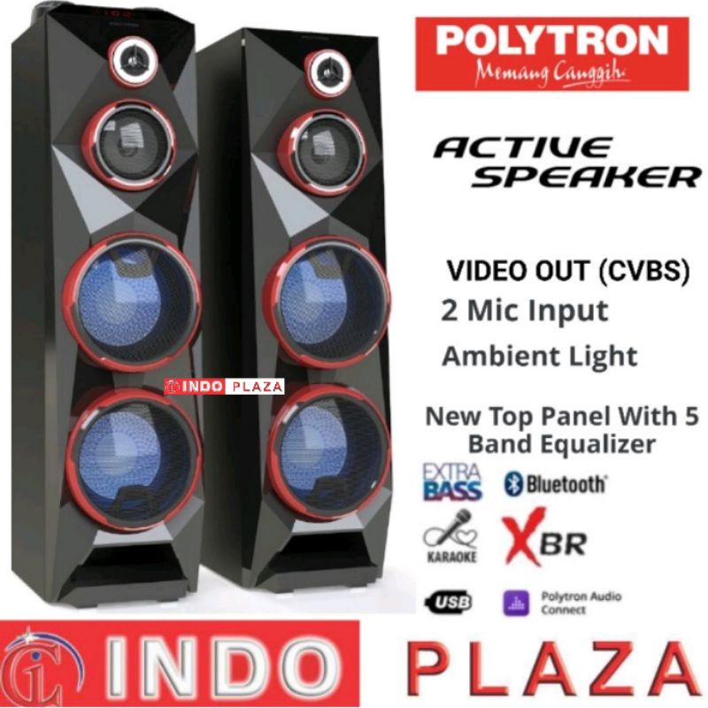 SPEAKER AKTIF BLUETOOTH POLYTRON PAS-8C28 (KHUSUS MEDAN)