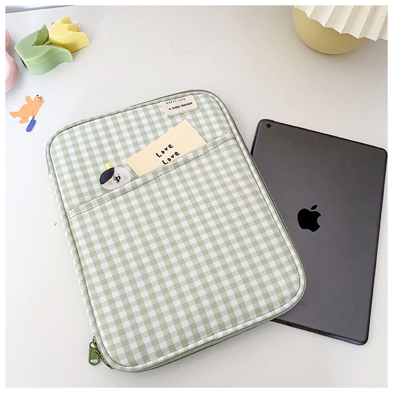 ipad sleeve tablet laptop macbook 11 13 inch tas sarung pouch notebook aesthetic wanita premium tebal murah berkualitas korean style TL12