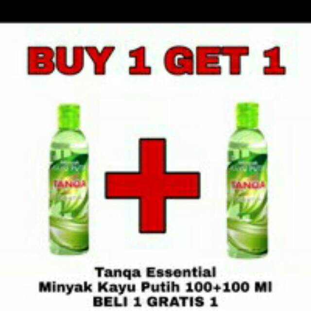 PROMO BUY 1 GET 1 Tanqa Minyak Kayu Putih Essential 100ml(Beli 1 Gratis 1)