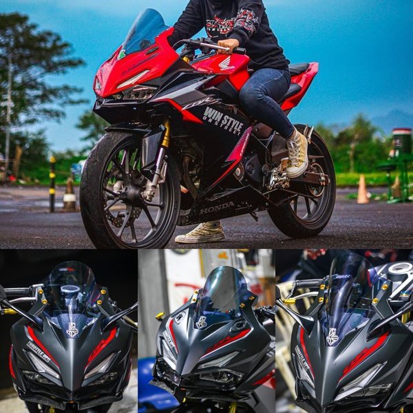 Readyy Mika cbr k45r 2021 Visor cbr 150 2021 winshield cbr 150 k45r 2021 mika kaca depan visor cbr