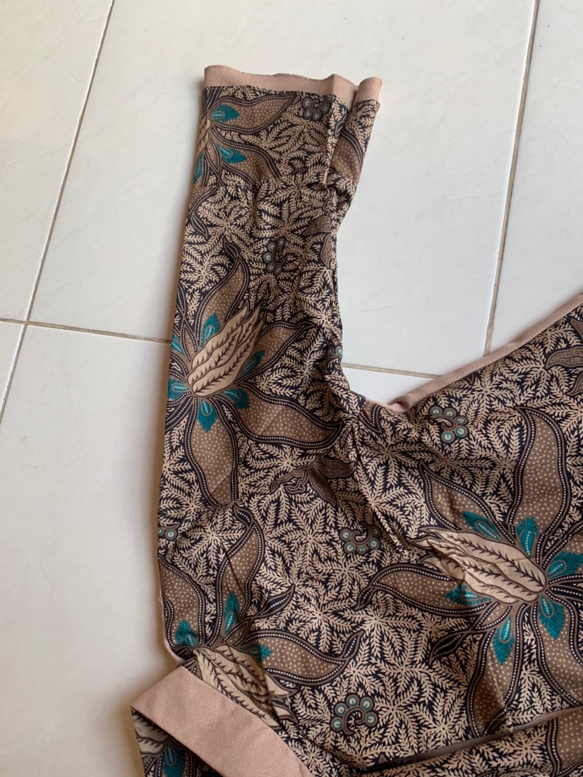 Batik Wanita Asj Sa Hrb026 Kenongo Kemeja Tosca Pendek
