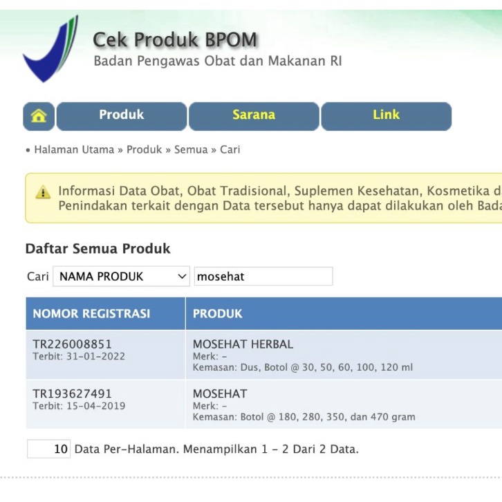 MOSEHAT - OBAT TETES BANTU ATASI POLIP SINUSITIS