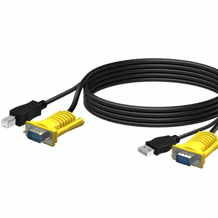 Cable kvm usb 3m - Kabel kvm switch usb 2.0 3 meter