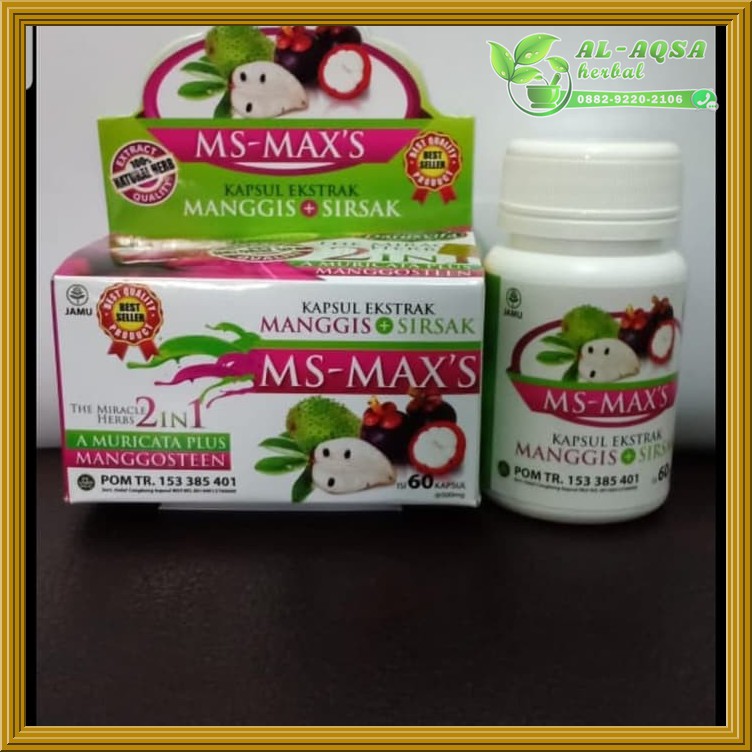 

Ms - Max's Kapsul Kulit Manggis Sirsak Ms Maxs - Ms Max
