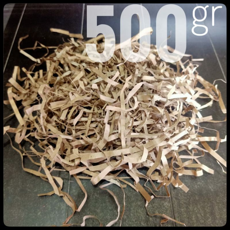 

KERTAS CACAH / SHREDDED PAPER ISI 500 GRAM / BAHAN KRAFT 125 GSM