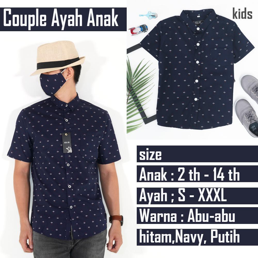 Amspro Couple ayah dan anak laki-laki couple keluarga couple ayah anak cowok 51yohan navy