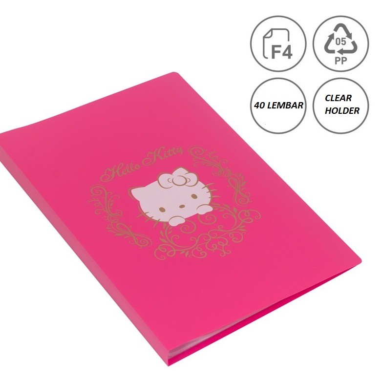 

Hello Kitty Clear Holder Dokumen Keeper Size Folio F4