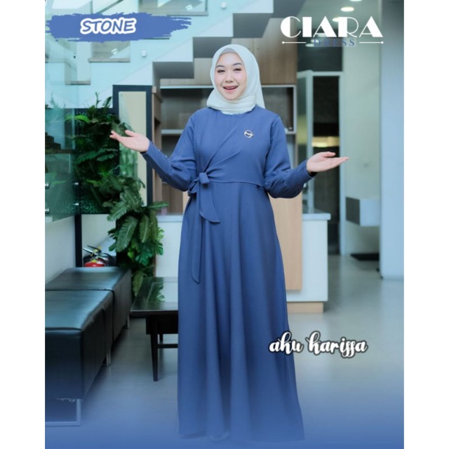 Ciara dress itycrepe original aku karissa / #FREE PIN BROS #jasmin gamis itycrepe aku karissa