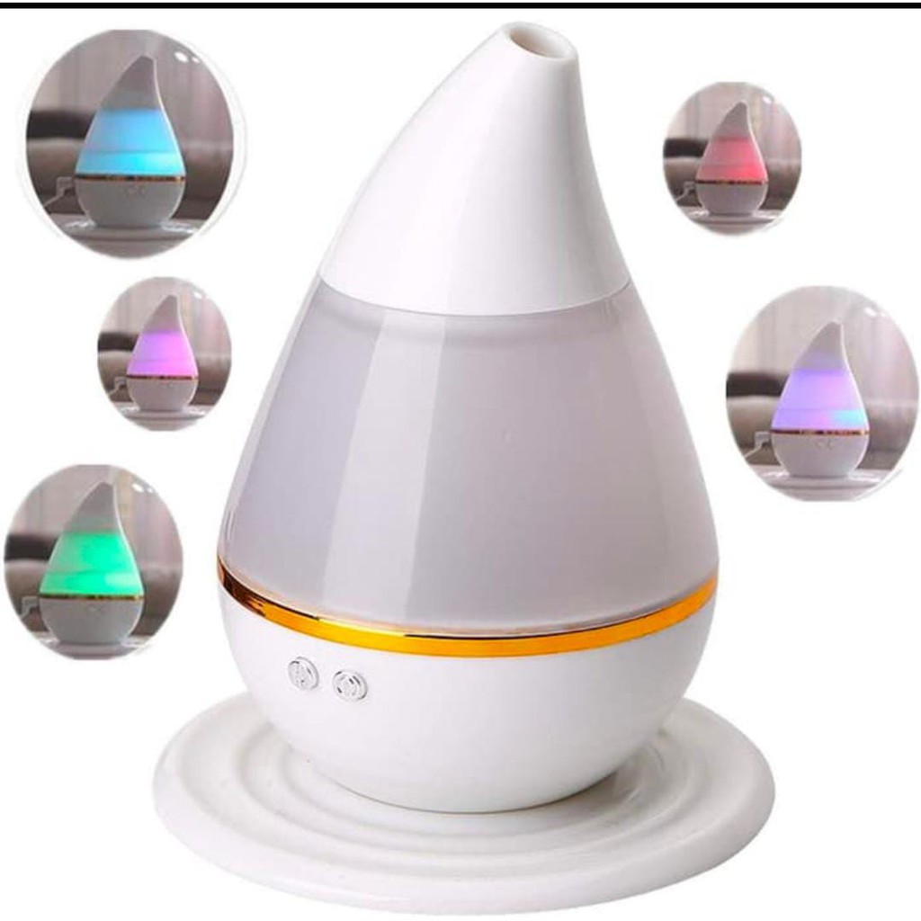 Diffuser 7 colour led/ Humidifier - Pelembab udara ruangan - 7 warna warni -home rumah, motif