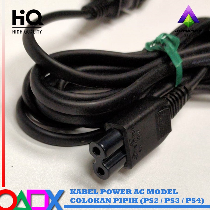 KABEL POWER AC FOR PS2 PS3 PS4 COLOKAN PIPIH (TYPE A)