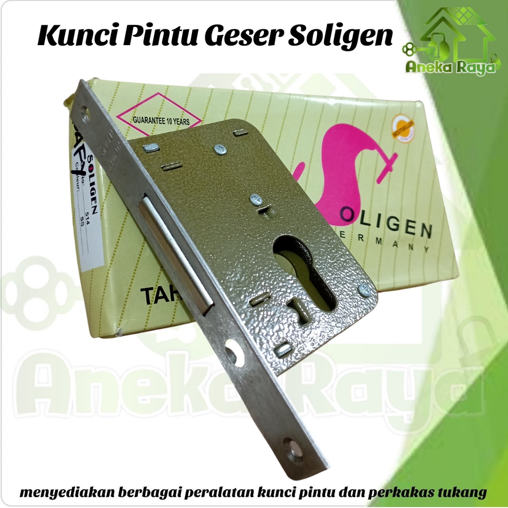 Kunci Pintu Geser Sliding Soligen