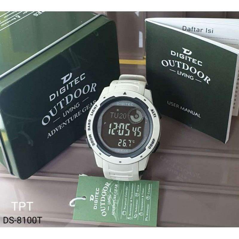 JAM OUTDOOR DG 8100 ANTI AIR JAM TERLARIS ORIGINAL DIGITEC 8100 JAM TERLARIS PRIA TAHAN AIR BERENANG
