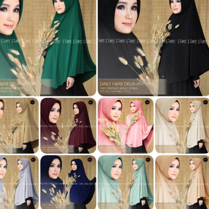 Menarik.. DAILY HIJAB DELIA ANTEM BY FLOW DELIA XL FLOW DELIA XXL FLOW
