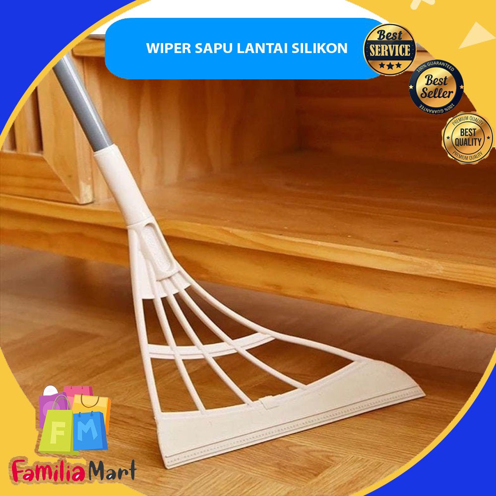 WIPER SAPU LANTAI KARET SILIKON BROOM DORONGAN AIR PEL MULTIFUNGSI