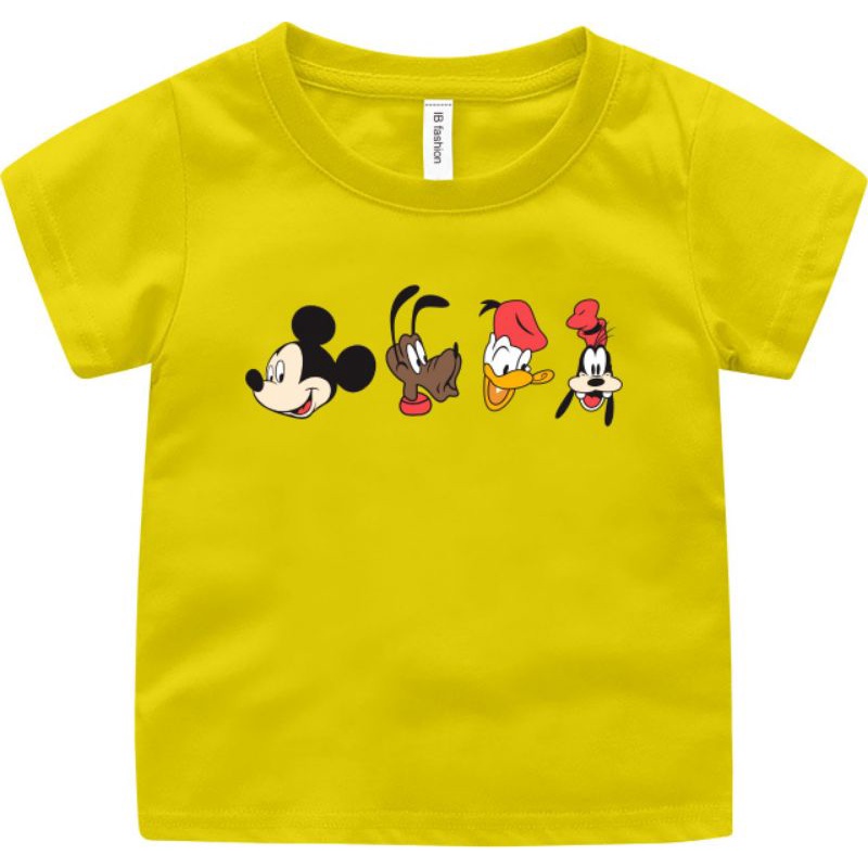 Kaos Anak Mickie Kartoon Anak Laki Laki &amp; perempuan Kaos Oblong Anak T Shirt Anak Terbaru