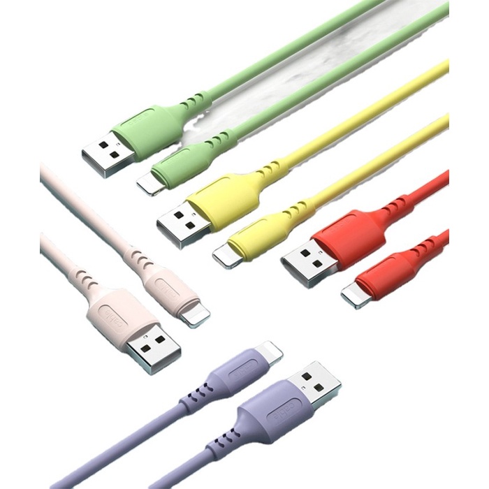 Kabel Data Fast Charging CABLE Macaron Type Tipe C - MICRO 2.0 USB ANDROID 2.4A 1M