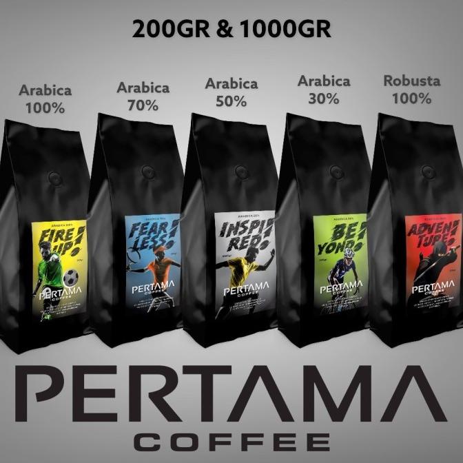

Sample Pack PERTAMA COFFEE 200gr x 5pcs Beans Coffee
