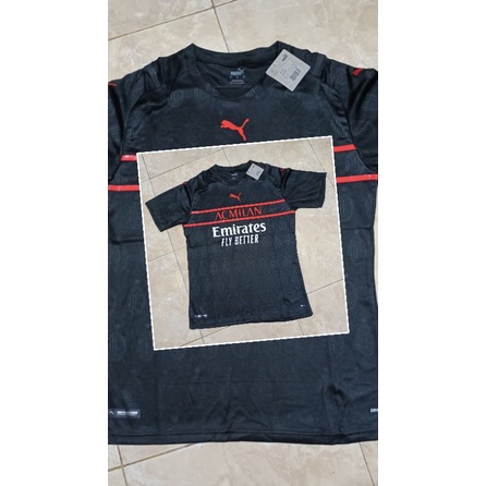 JERSEY SEPAK BOLA AC MILAN GRADE ORI