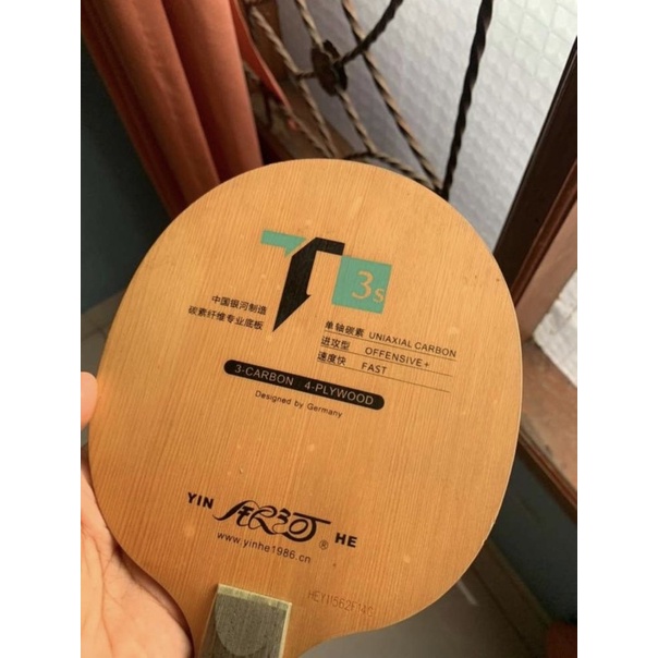 Kayu Bet Tennis Meja Yinhe T3s